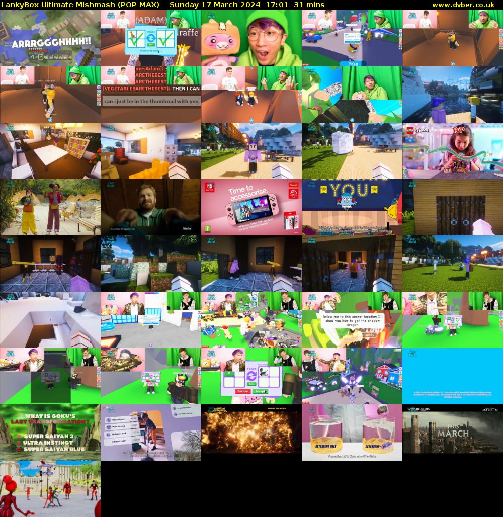 LankyBox Ultimate Mishmash (POP MAX) Sunday 17 March 2024 17:01 - 17:32