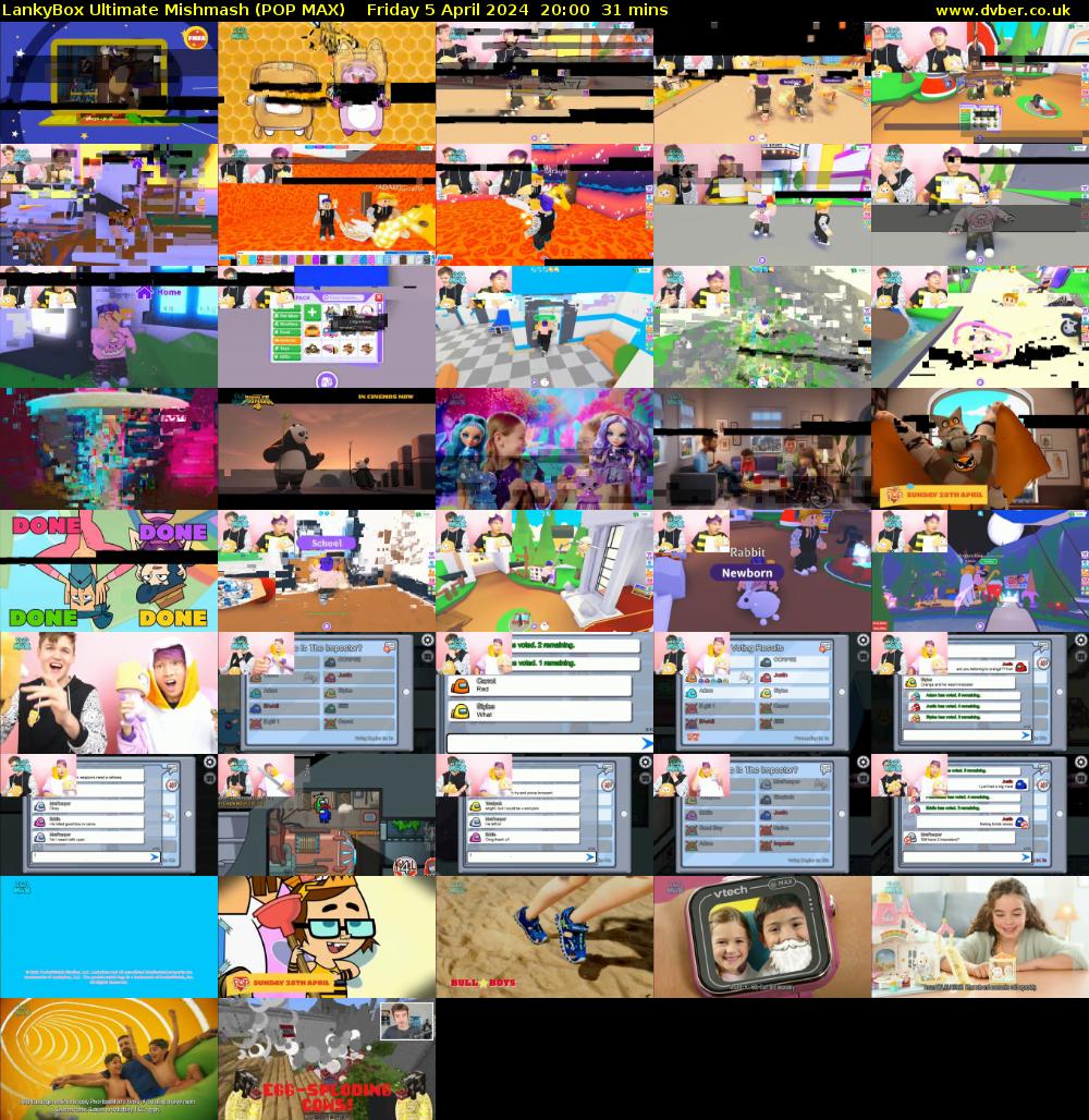 LankyBox Ultimate Mishmash (POP MAX) Friday 5 April 2024 20:00 - 20:31