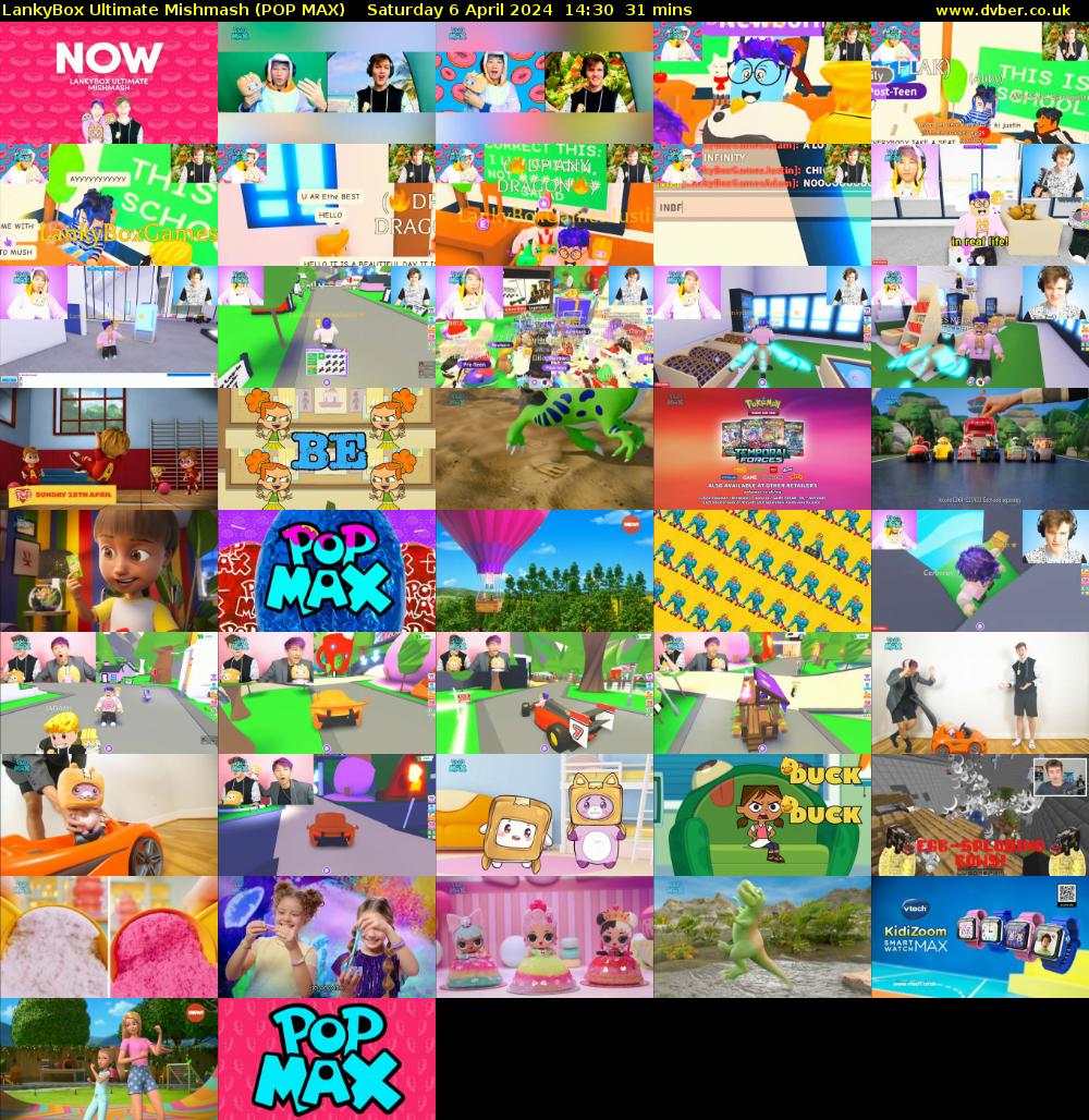 LankyBox Ultimate Mishmash (POP MAX) Saturday 6 April 2024 14:30 - 15:01