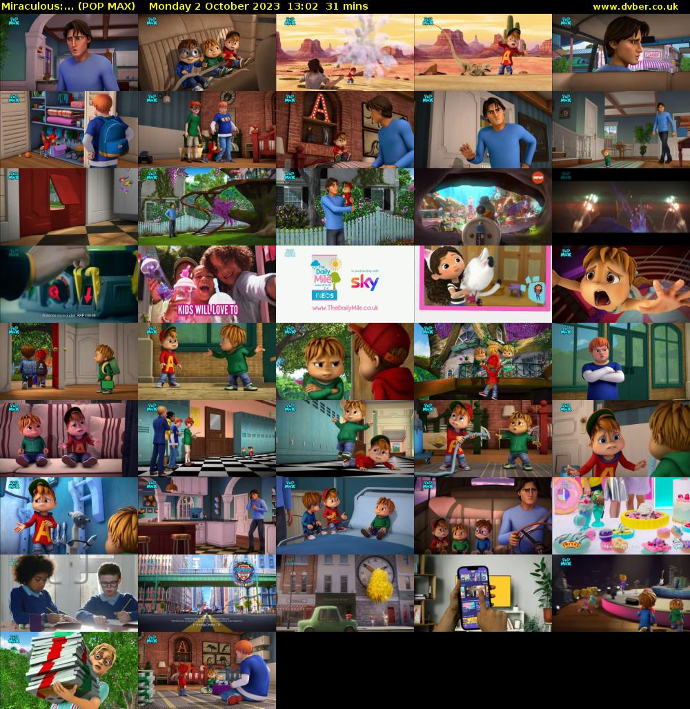 Miraculous:... (POP MAX) Monday 2 October 2023 13:02 - 13:33