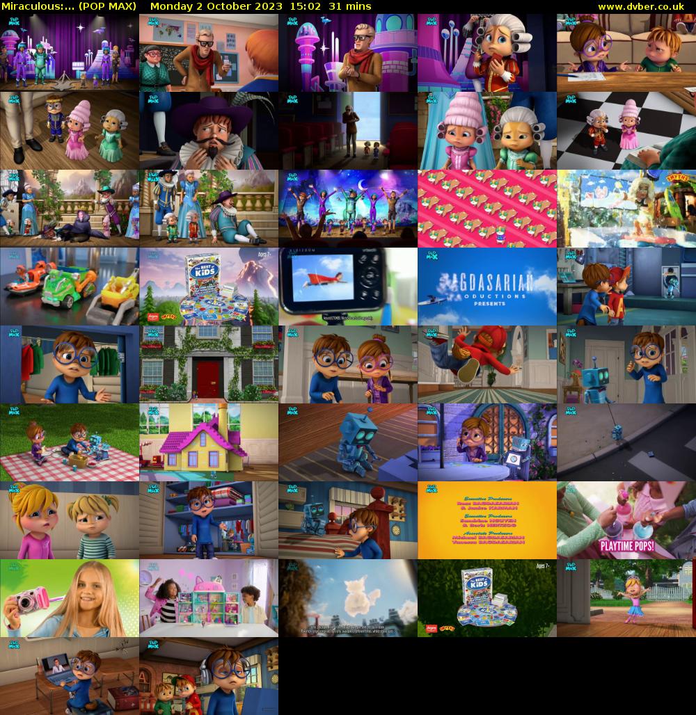 Miraculous:... (POP MAX) Monday 2 October 2023 15:02 - 15:33