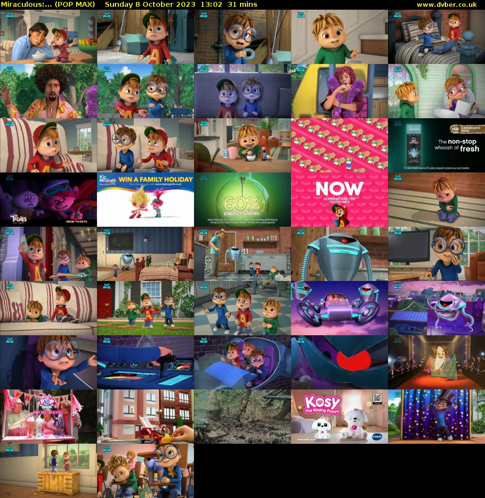 Miraculous:... (POP MAX) Sunday 8 October 2023 13:02 - 13:33