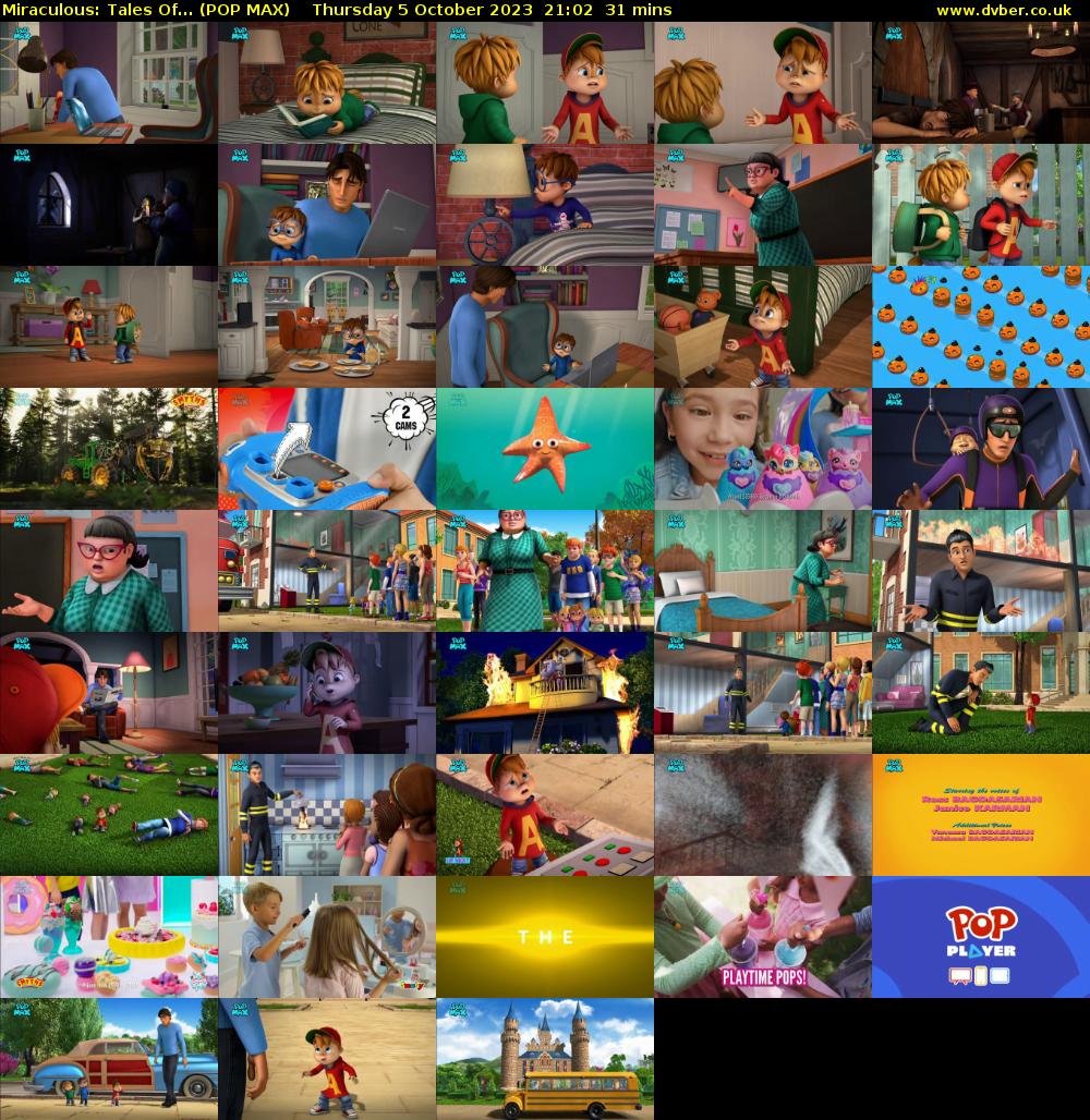 Miraculous: Tales Of... (POP MAX) Thursday 5 October 2023 21:02 - 21:33
