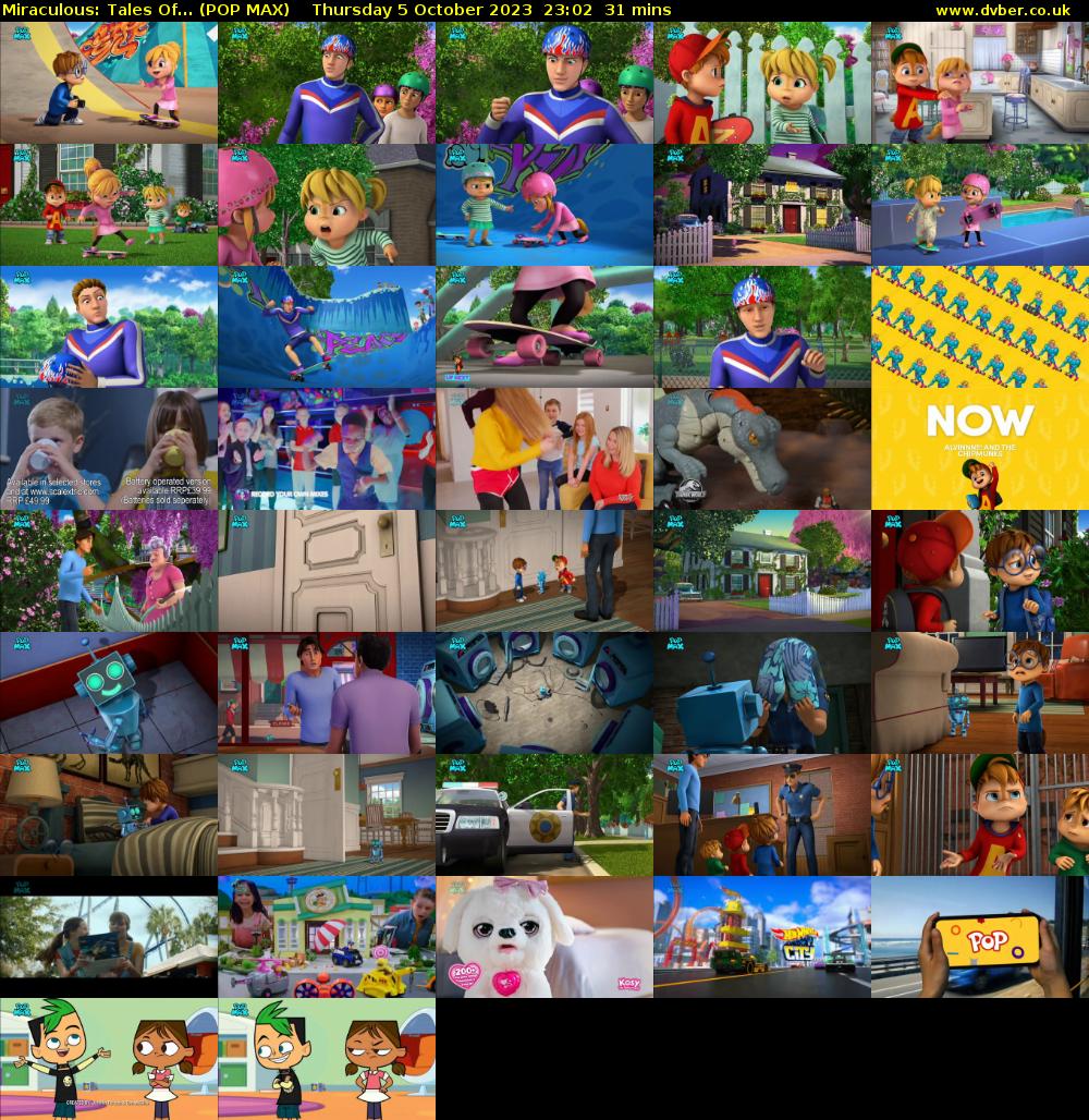 Miraculous: Tales Of... (POP MAX) Thursday 5 October 2023 23:02 - 23:33