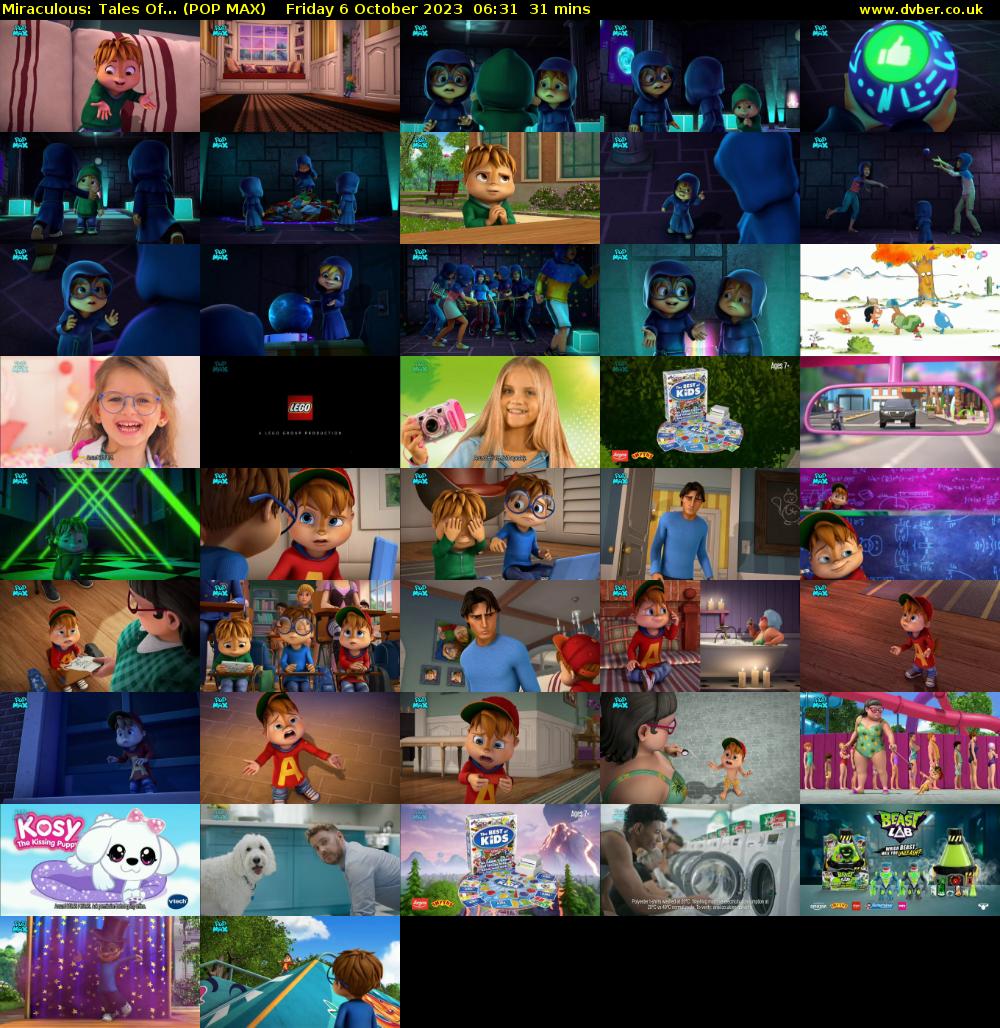 Miraculous: Tales Of... (POP MAX) Friday 6 October 2023 06:31 - 07:02