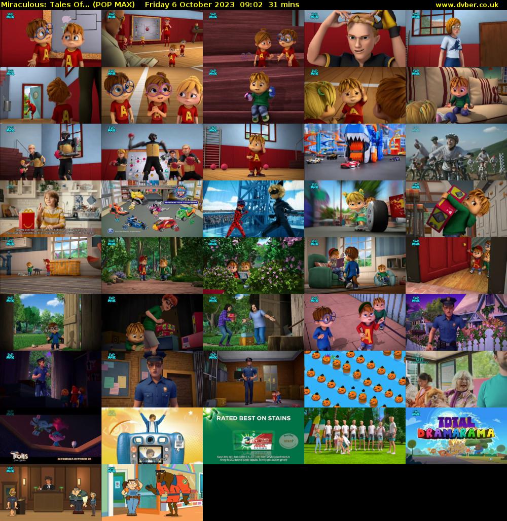 Miraculous: Tales Of... (POP MAX) Friday 6 October 2023 09:02 - 09:33