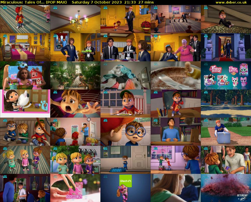 Miraculous: Tales Of... (POP MAX) Saturday 7 October 2023 21:33 - 22:00