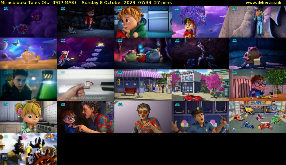 Miraculous: Tales Of... (POP MAX) Sunday 8 October 2023 07:33 - 08:00