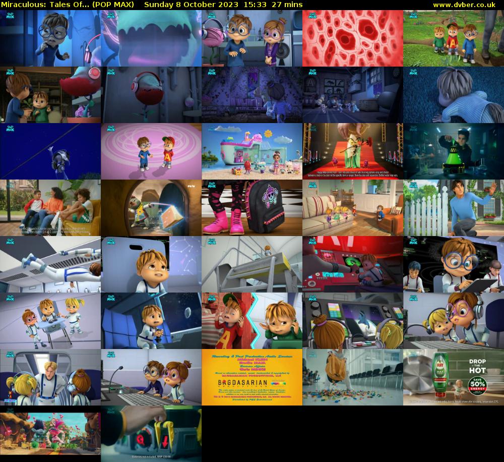 Miraculous: Tales Of... (POP MAX) Sunday 8 October 2023 15:33 - 16:00