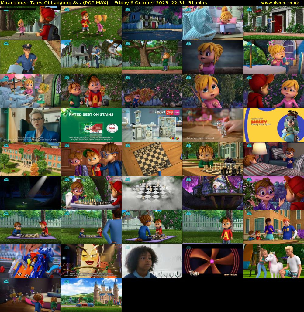 Miraculous: Tales Of Ladybug &... (POP MAX) Friday 6 October 2023 22:31 - 23:02