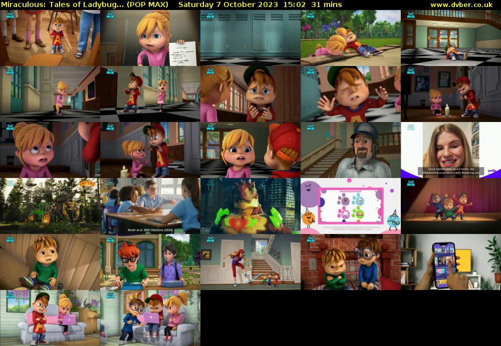 Miraculous: Tales of Ladybug... (POP MAX) Saturday 7 October 2023 15:02 - 15:33