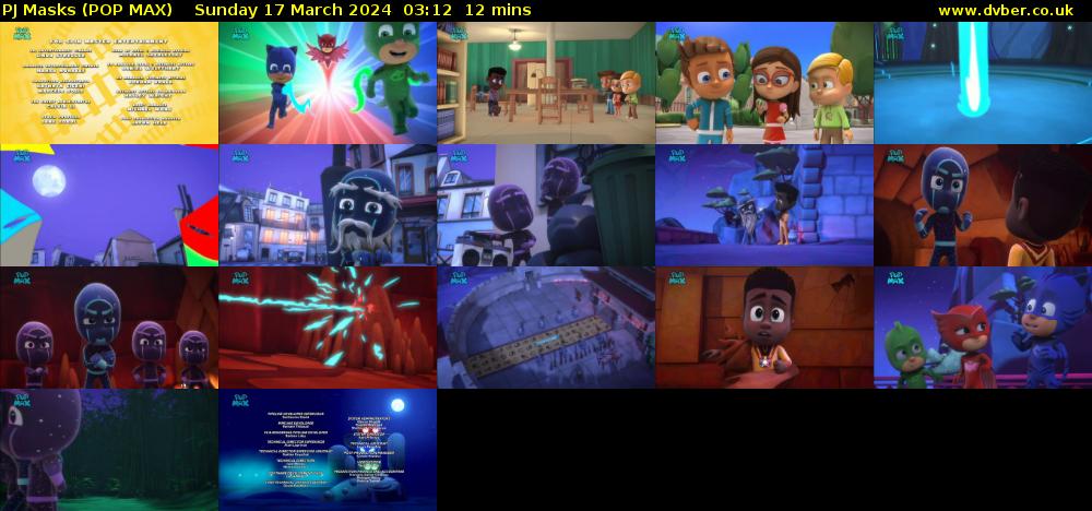 PJ Masks (POP MAX) Sunday 17 March 2024 03:12 - 03:24