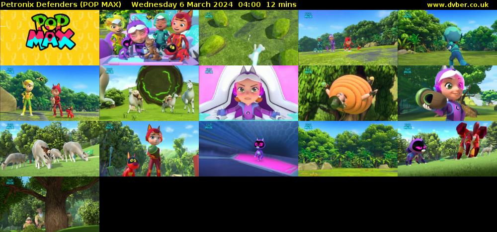 Petronix Defenders (POP MAX) Wednesday 6 March 2024 04:00 - 04:12