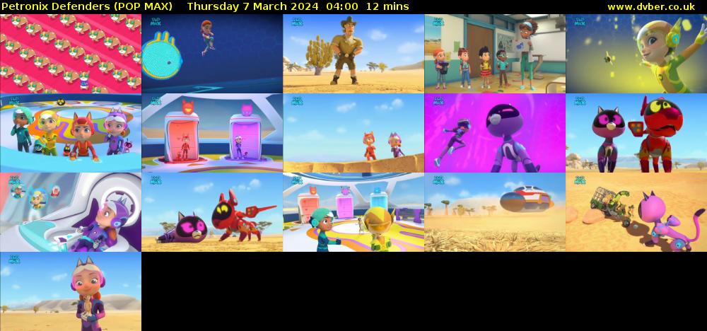 Petronix Defenders (POP MAX) Thursday 7 March 2024 04:00 - 04:12