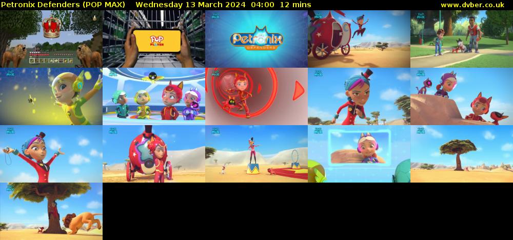 Petronix Defenders (POP MAX) Wednesday 13 March 2024 04:00 - 04:12