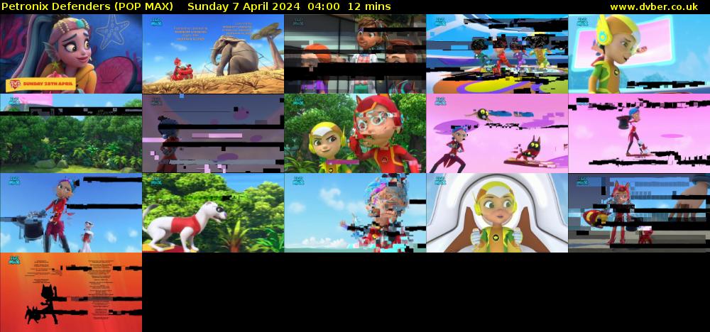 Petronix Defenders (POP MAX) Sunday 7 April 2024 04:00 - 04:12