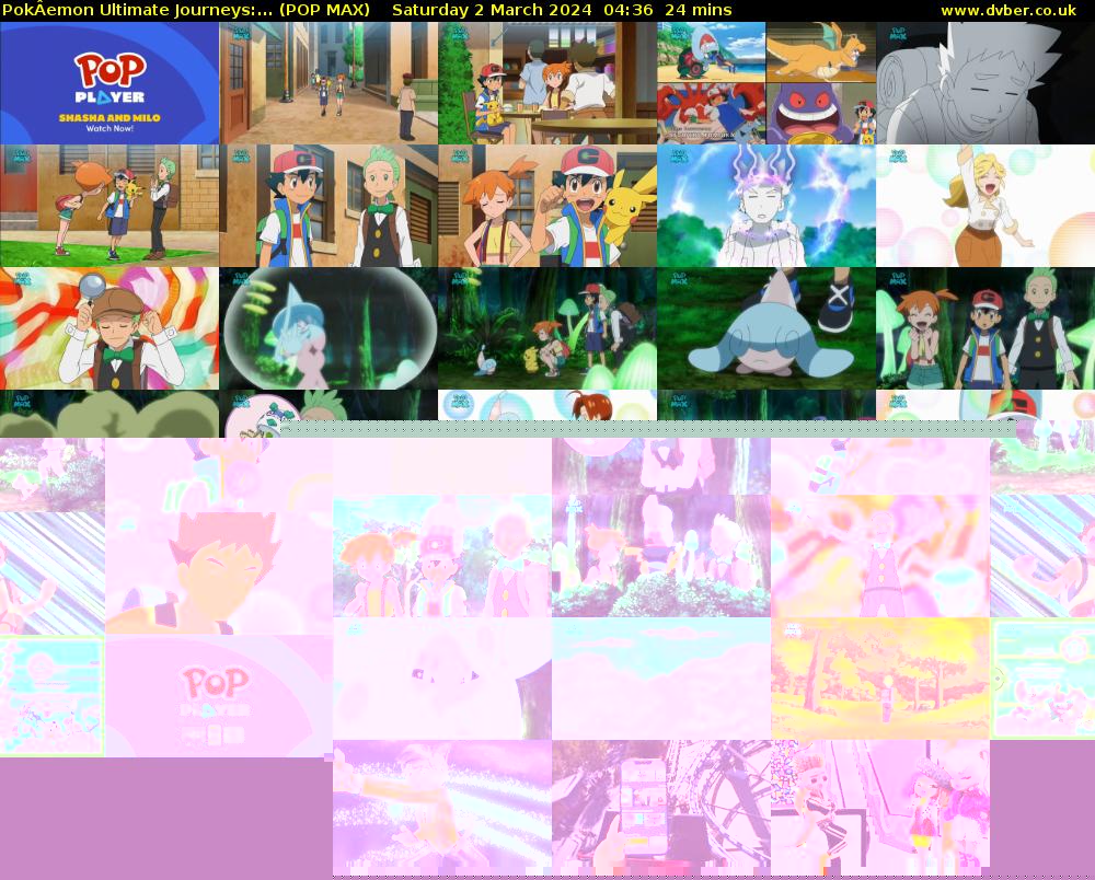 PokÂemon Ultimate Journeys:... (POP MAX) Saturday 2 March 2024 04:36 - 05:00