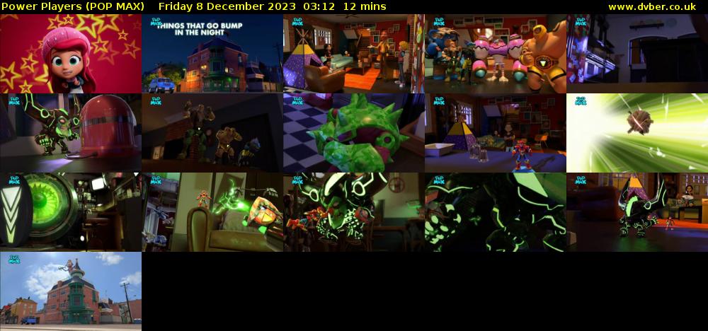 Power Players (POP MAX) Friday 8 December 2023 03:12 - 03:24