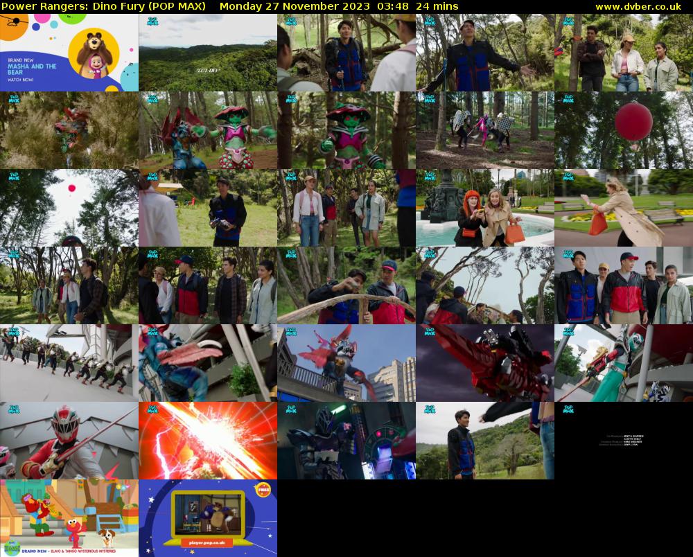 Power Rangers: Dino Fury (POP MAX) Monday 27 November 2023 03:48 - 04:12