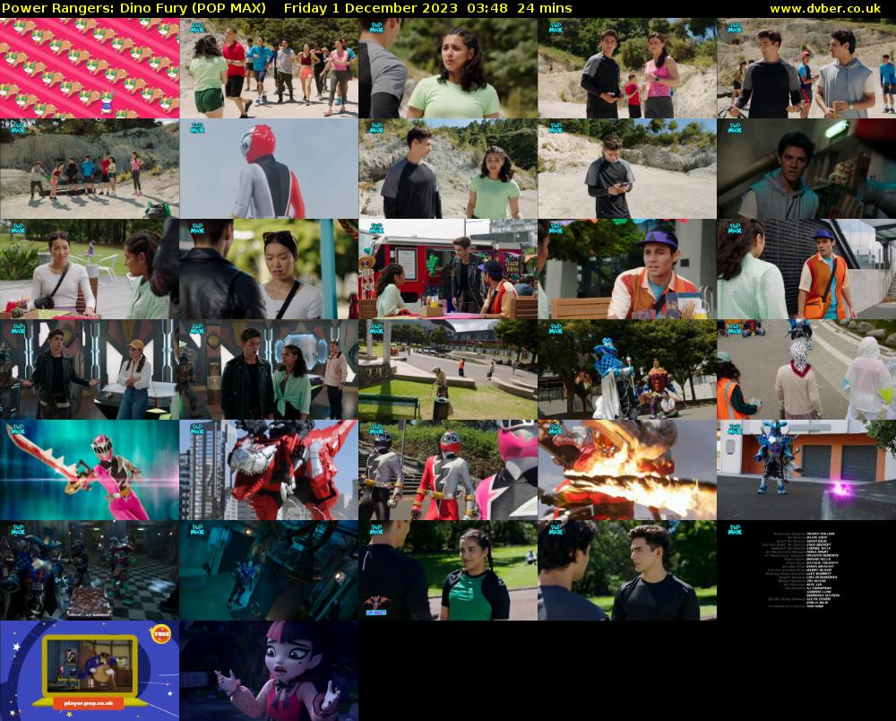 Power Rangers: Dino Fury (POP MAX) Friday 1 December 2023 03:48 - 04:12