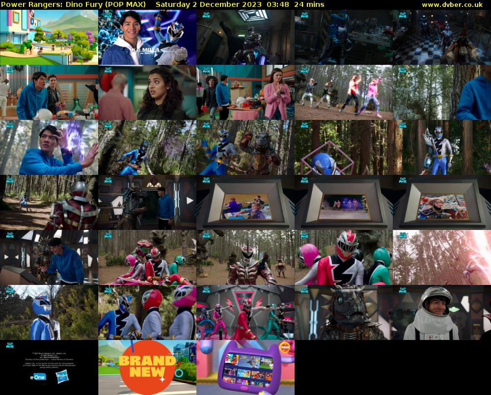 Power Rangers: Dino Fury (POP MAX) Saturday 2 December 2023 03:48 - 04:12