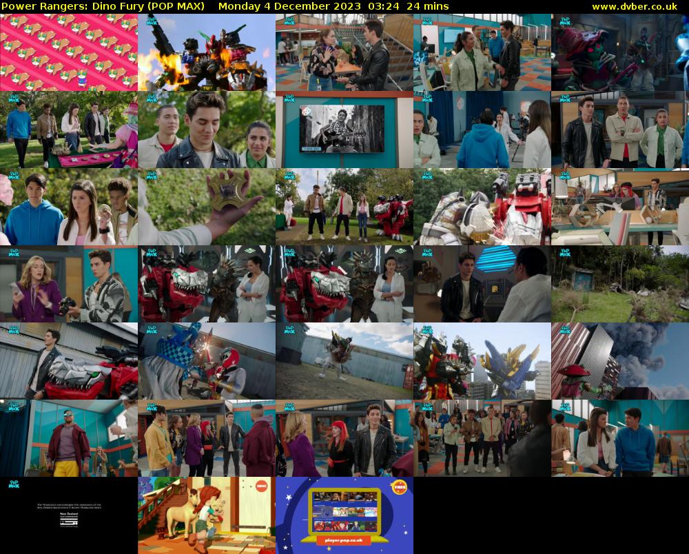 Power Rangers: Dino Fury (POP MAX) Monday 4 December 2023 03:24 - 03:48
