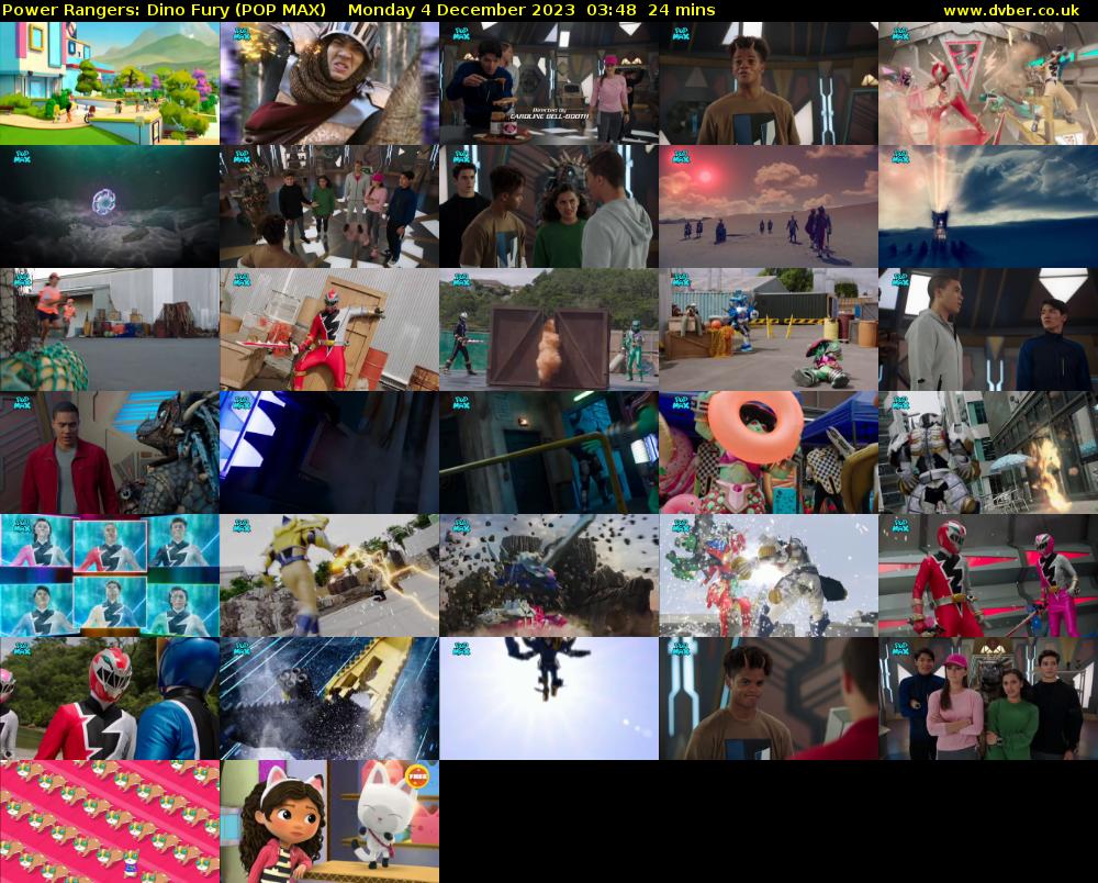 Power Rangers: Dino Fury (POP MAX) Monday 4 December 2023 03:48 - 04:12