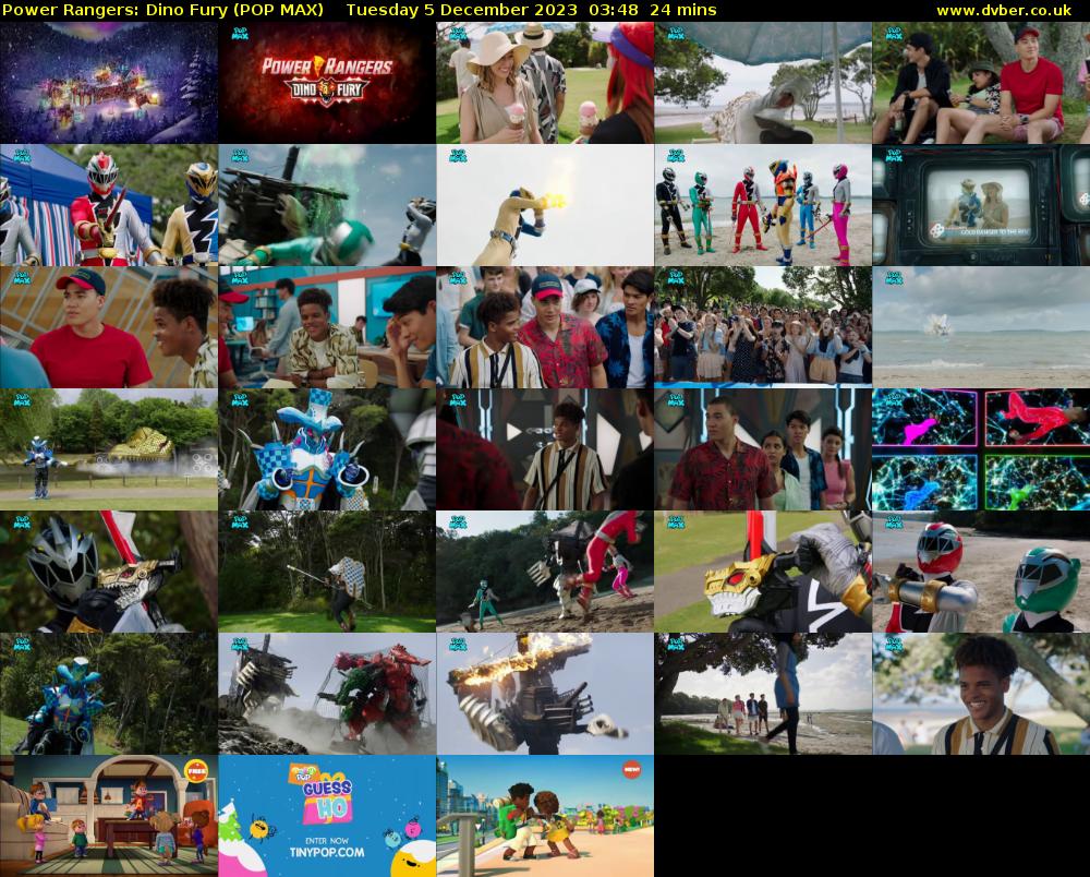 Power Rangers: Dino Fury (POP MAX) Tuesday 5 December 2023 03:48 - 04:12