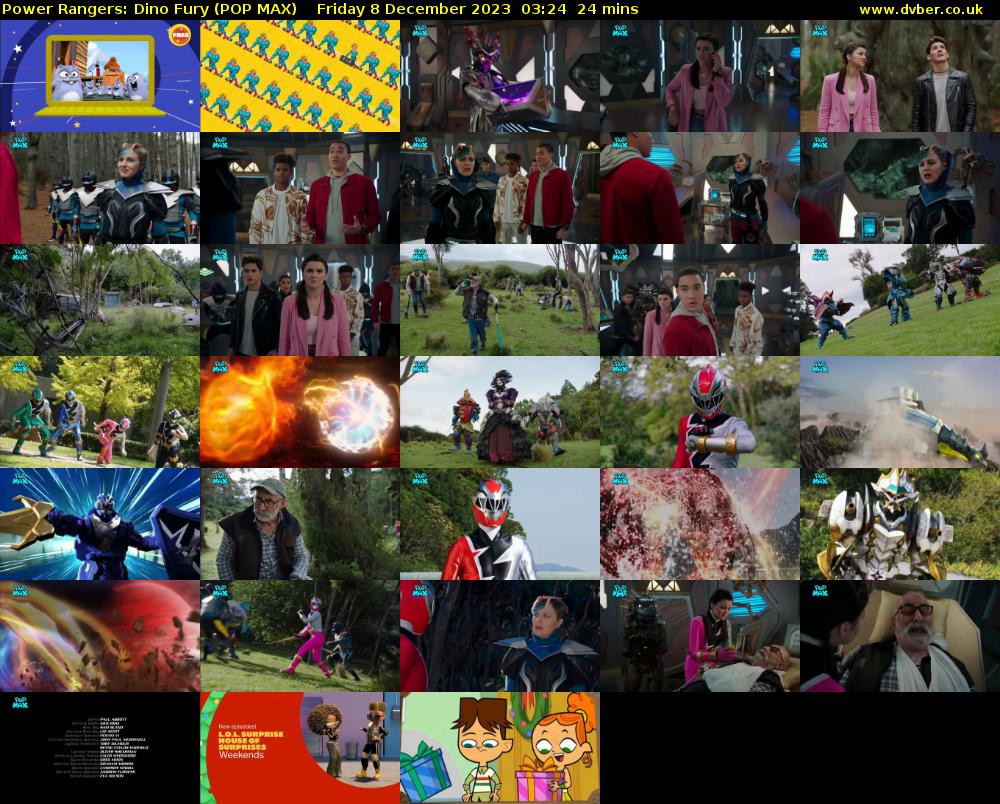 Power Rangers: Dino Fury (POP MAX) Friday 8 December 2023 03:24 - 03:48