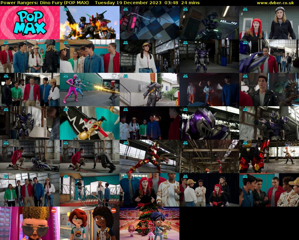 Power Rangers: Dino Fury (POP MAX) Tuesday 19 December 2023 03:48 - 04:12