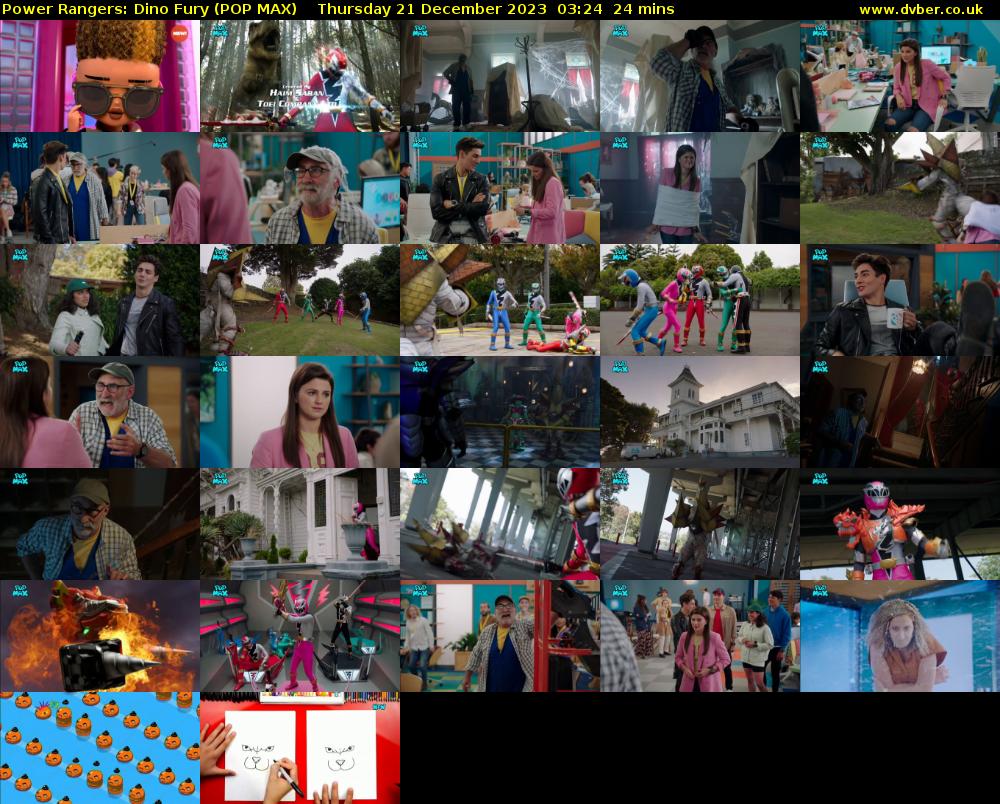 Power Rangers: Dino Fury (POP MAX) Thursday 21 December 2023 03:24 - 03:48