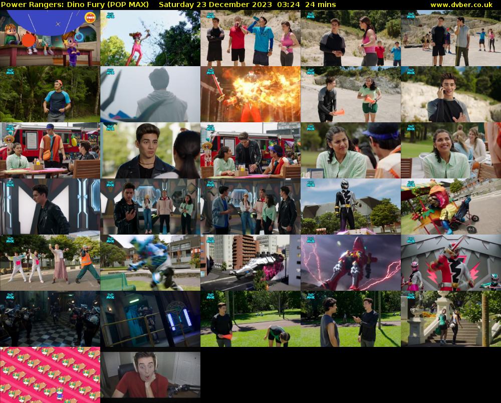 Power Rangers: Dino Fury (POP MAX) Saturday 23 December 2023 03:24 - 03:48