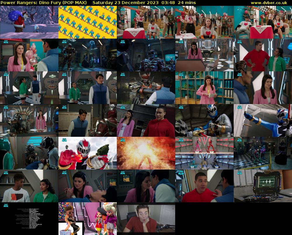 Power Rangers: Dino Fury (POP MAX) Saturday 23 December 2023 03:48 - 04:12