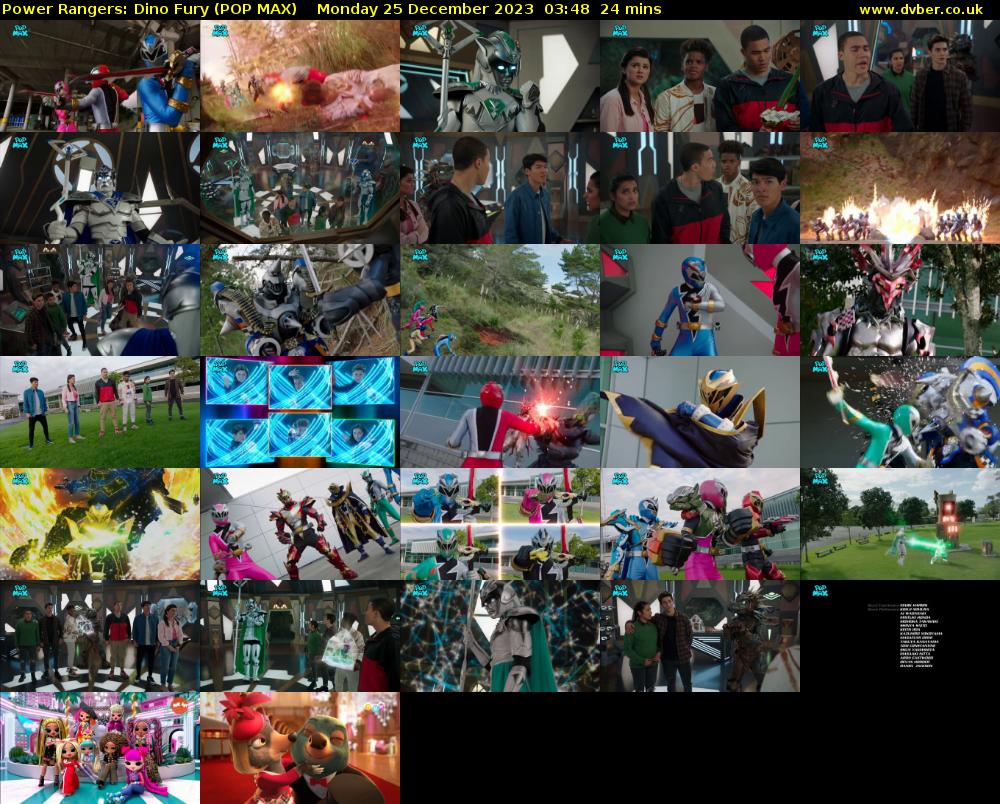 Power Rangers: Dino Fury (POP MAX) Monday 25 December 2023 03:48 - 04:12