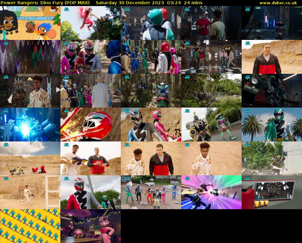 Power Rangers: Dino Fury (POP MAX) Saturday 30 December 2023 03:24 - 03:48