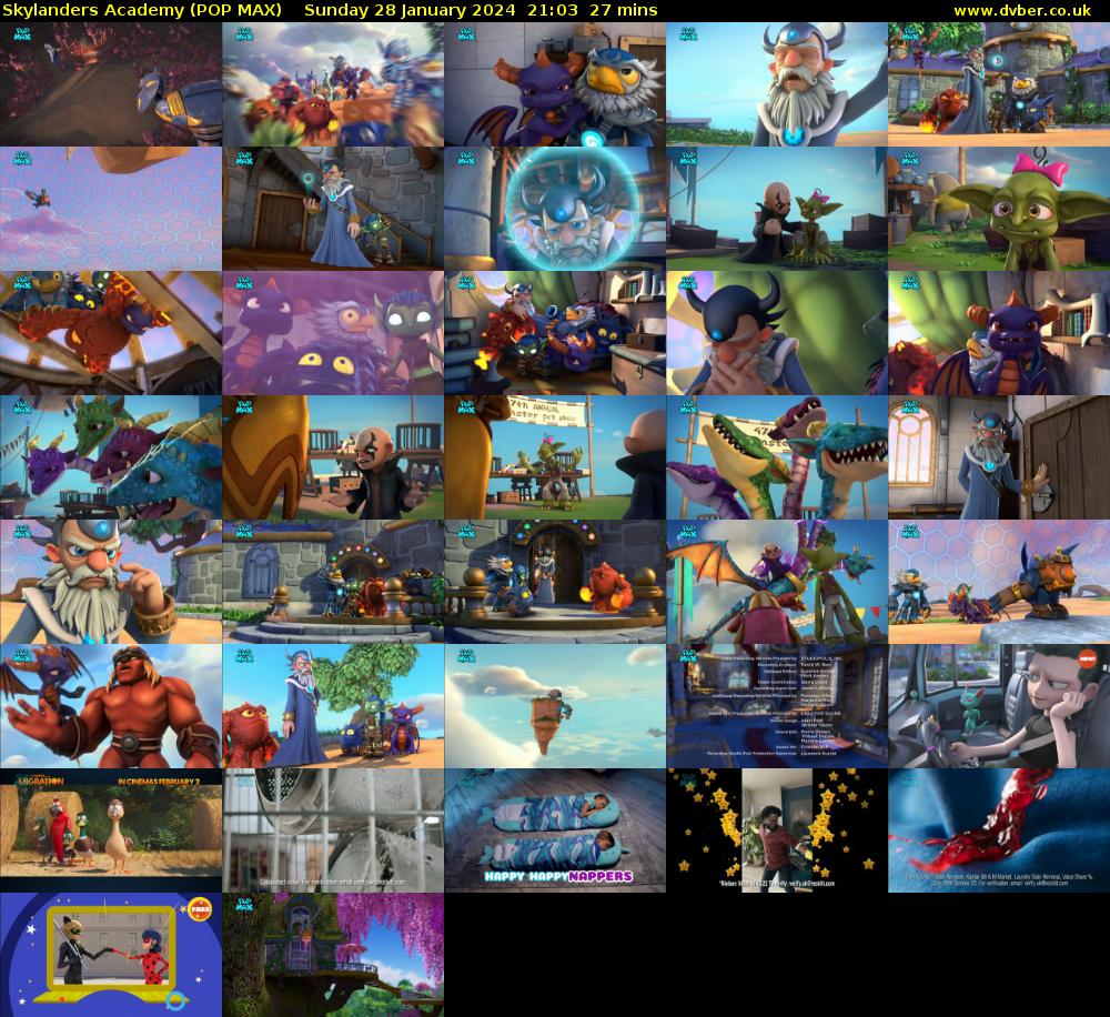 Skylanders Academy (POP MAX) Sunday 28 January 2024 21:03 - 21:30
