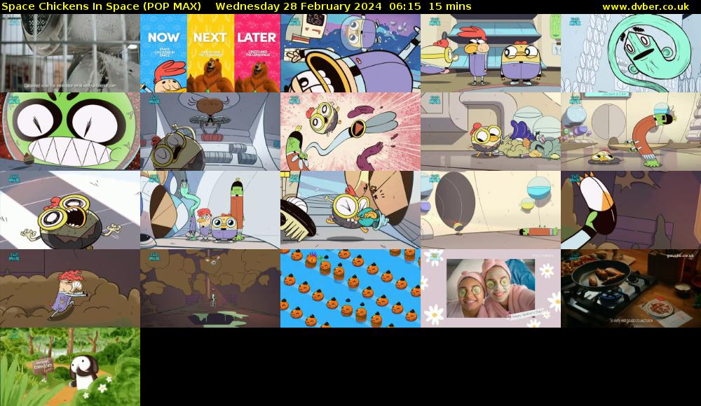 Space Chickens In Space (POP MAX) Wednesday 28 February 2024 06:15 - 06:30