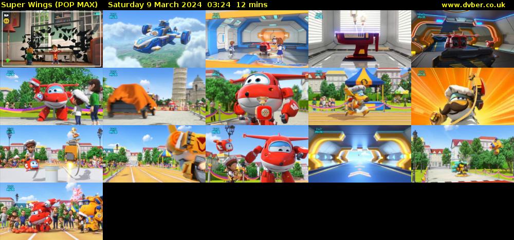 Super Wings (POP MAX) Saturday 9 March 2024 03:24 - 03:36