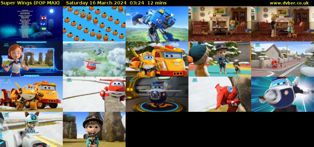 Super Wings (POP MAX) Saturday 16 March 2024 03:24 - 03:36