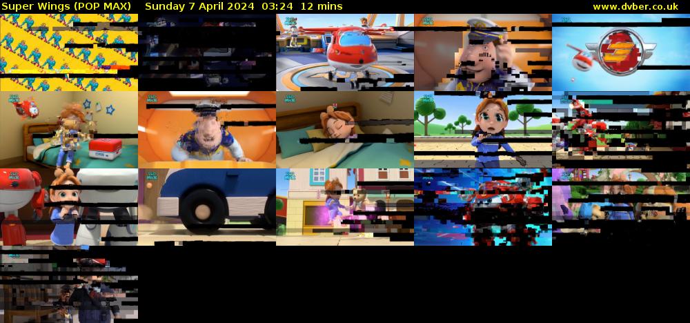 Super Wings (POP MAX) Sunday 7 April 2024 03:24 - 03:36