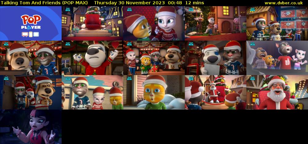 Talking Tom And Friends (POP MAX) Thursday 30 November 2023 00:48 - 01:00