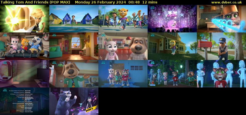 Talking Tom And Friends (POP MAX) Monday 26 February 2024 00:48 - 01:00