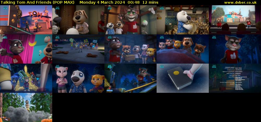Talking Tom And Friends (POP MAX) Monday 4 March 2024 00:48 - 01:00