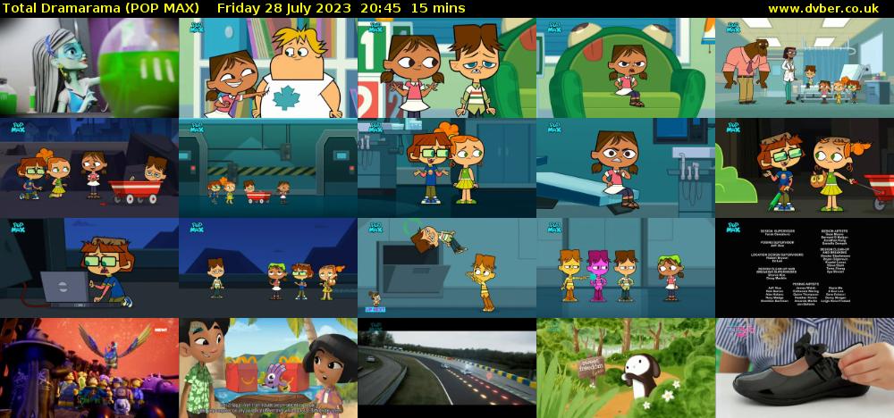 Total Dramarama (POP MAX) Friday 28 July 2023 20:45 - 21:00