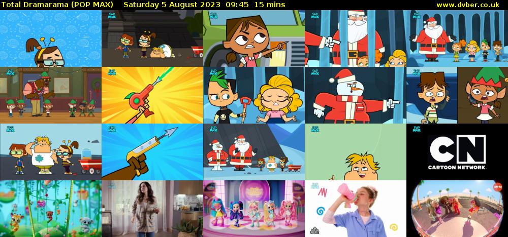 Total Dramarama (POP MAX) Saturday 5 August 2023 09:45 - 10:00