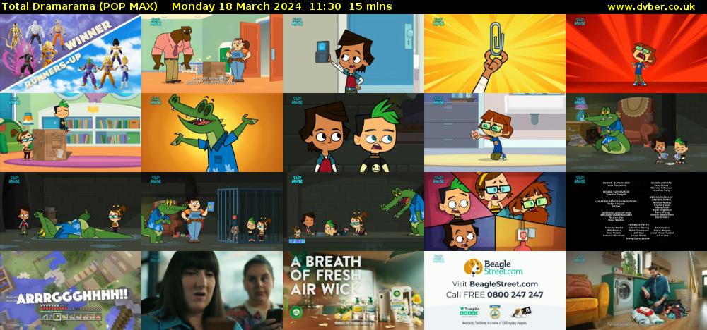 Total Dramarama (POP MAX) Monday 18 March 2024 11:30 - 11:45