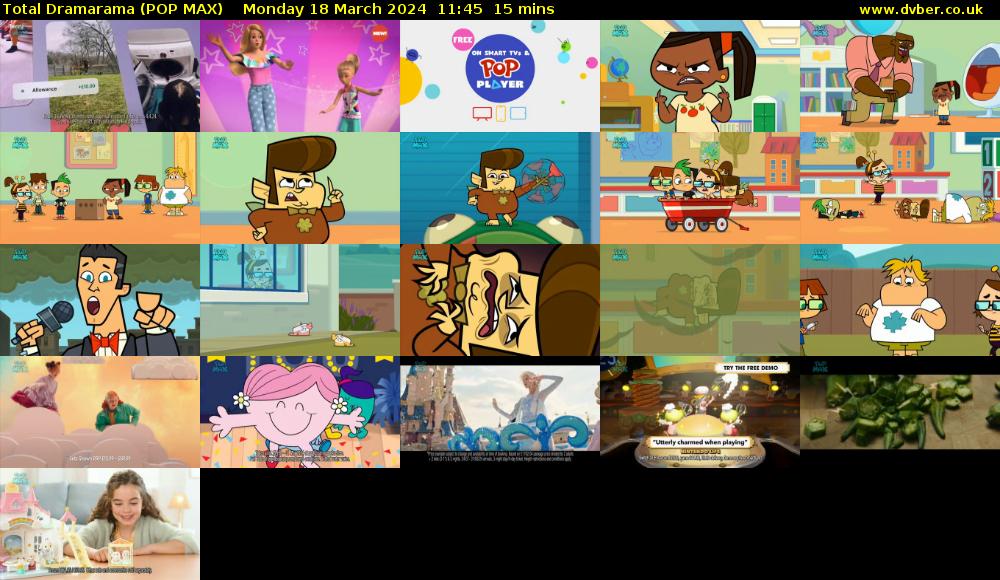 Total Dramarama (POP MAX) Monday 18 March 2024 11:45 - 12:00