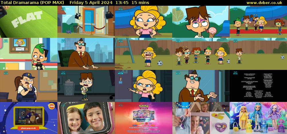 Total Dramarama (POP MAX) Friday 5 April 2024 13:45 - 14:00