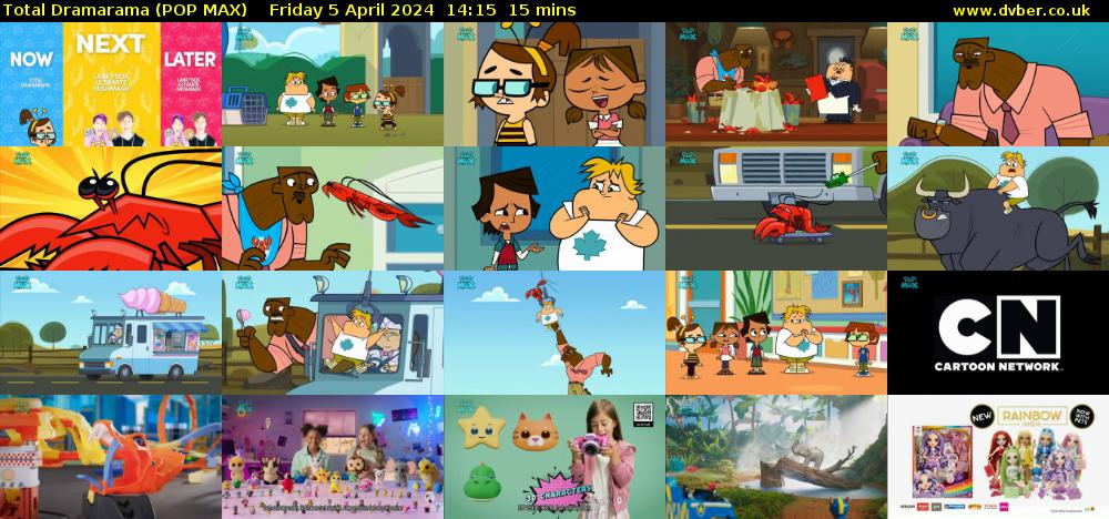 Total Dramarama (POP MAX) Friday 5 April 2024 14:15 - 14:30