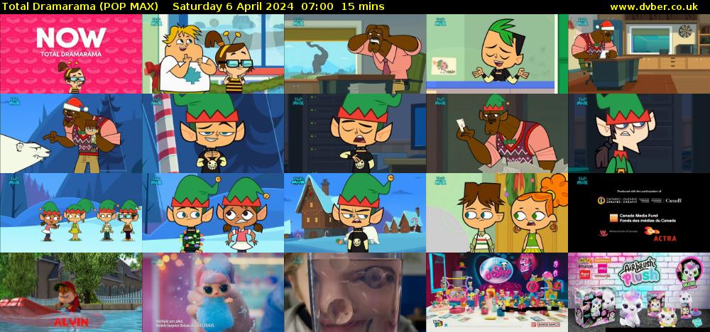 Total Dramarama (POP MAX) Saturday 6 April 2024 07:00 - 07:15
